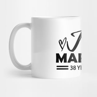 38th Wedding Anniversary - 38 years anniversary Mug